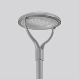 GONIA, 86 W, 7050 lm, 730, silver, DALI Pole top luminaires, D 500 H 5