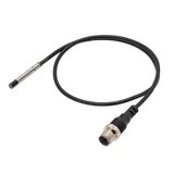 Proximity sensor, inductive, Dia 4mm, Non-Shielded, 3mm, DC, 3-wire, Pig-Tail, PNP NC E2E 8115M