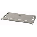 XPN4F-MCB06 Partition, NZM4 component mounting area/cable connection area, fixed mounted design, main busbar back, W=600mm