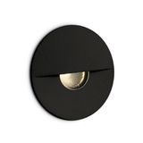 BLACK WALL/STEP COB 1W WW IP65 350mA