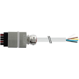Push Pull Power with cable AIDA PUR 5x2.5 gy UL/CSA+drag ch. 5m