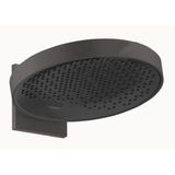 Rainfinity 360 1jet overhead shower, wall-mounted, matt black