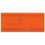 Separator plate 2 mm thick oversized orange