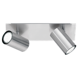 Marley spotlight 2-pc GU10 brushed steel