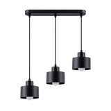 SAVAR 3 HANGING LAMP BLACK E27 3X60 IP20