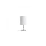 NYC/RON 15/20 table Polycotton white/chrome 230V LED E27 15W