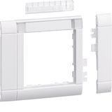 Frontplate modular, CP 55, Lid 80, hfr, Labeling Field, purewhite