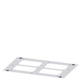 Roof plate for module inserts IP54, D: 400mm W: 600mm