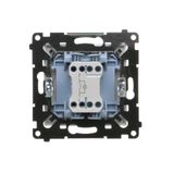 RTV final aerial socket, separated, (module), Simon 24, IP20/IP44, graphite mat