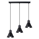 HANGING LAMP TALEJA 3 BLACK E27 3X60W IP20