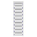 Distribution board insert KVN 40mm, 2-39K, 10-rows