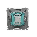 Touch panel 1 module, Modul 1: 4 touch fields, Fixing: horizontal, Silver mist