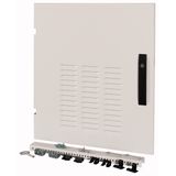 XSDMLV40606 Device area door, ventilated, IP42, left, HxW=600x600mm, grey
