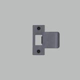 STRIKE PLATE KIT / T SHAPED / 75 MM DOOR / GUN METAL