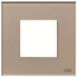 N2271 CH Frames 1-gang / 2-modules - Noble - Champagne Glass