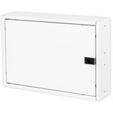 Power distribution Homecabinet, 2-row, 44 modules, RAL9003