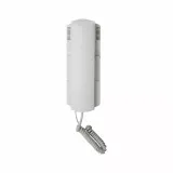 Indoor handset - 2 buttons - White color - 2 WIRE SYSTEM