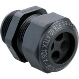 Cable gland Progress synth. GFK M25x1.5 Ex e II cable Ø4x5.5-7.0mm black