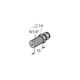 Accessories Compression Fitting   CF-M-3-N1/4-A4