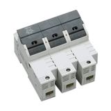 Holder for cylindrical fuses