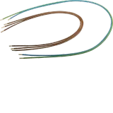 Outgoing wiring harness, univ.Z, 10mm², 5P., L1,2,3,N, PE=950, 950, 950, 1350, 1400, H/H