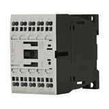 Contactor, 3 pole, 380 V 400 V 7.5 kW, 1 N/O, 110 V DC, DC operation, 
