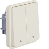 CUBYKO ROLLER BUTTON ASSY/NO IP55 WHITE