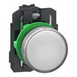 Plastic pilot light 24V white Push-in
