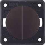 Series switch, common input terminal, Integro - Design Flow/Pure, brow