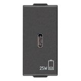 PD C-USB power unit 25W carbon m