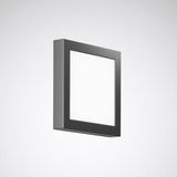 Wall and ceiling luminaire Skeo Pura Lens Anthracite ET 10W 500lm Lambertian (L) IP65 IK07 5 SDCM