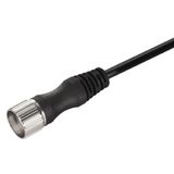 Sensor/actuator line, One end without connector, M23, Number of poles: 19, 1 m, Female socket, straight, Shielded: No, LED: No, Sheath material: PUR, Halogen: No
