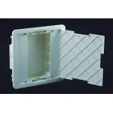 FLUSH MOUNT WRKSTTN  2X8 MOD W/ DOOR WHITE