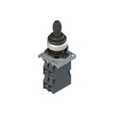 Complete unit with joystick, fixing adapter and contacts