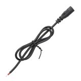 Power connector - socket free end (AWG 22/0.34 mm2) black max. 3A length 500mm