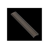 black cover for LED profile GLAX 12m