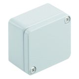 Klippon K (aluminium empty enclosure), Empty enclosure, Aluminium enclosure, Height: 45 mm, Width: 50 mm, Depth: 30 mm, Material: Aluminium AlSi12, Powder-coated, textured, Silver grey