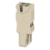 Plug (terminal), SNAP IN, 2.5 mm², 24 A, 800 V, Number of connections: