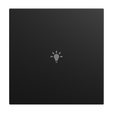 Cover as a 1-way button with symbol "Lighting" Busch-balance® SI