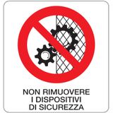 Rectangular prohibition signs - 330 x 350 mm