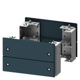 Base corner pieces with cover H: 200 mm W: 350 mm