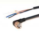 Sensor cable, M8 right-angle socket (female), SUS connector, 4-poles, PVC standard cable, IP67, 2 m XS3F0105C