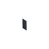 SUI 3PH/L3+DALI TRACK PROF-H ENDCAP BK - Cover plate