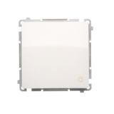 Light push button, (module), 16AX, Screw, white