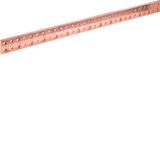 Copper rail quadro 50x10 L1750 mm