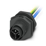 IPD W 3P2,5 M 0,5 M25 BK - Panel feed-through