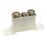 Connection terminal for 2 x 4 mm² (2 x M4)