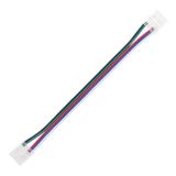 Flexible coupling of two RGBW LED strips
