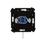 SOON ON SALE, Double angled Keystone IT/telephone socket cover with descriptive field, (cover), Simon 24, IP20/IP44, cashmere