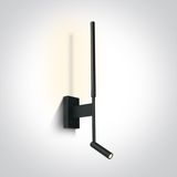 BLACK SPOT 3W + 6W WW WALL LAMP IP20 230v